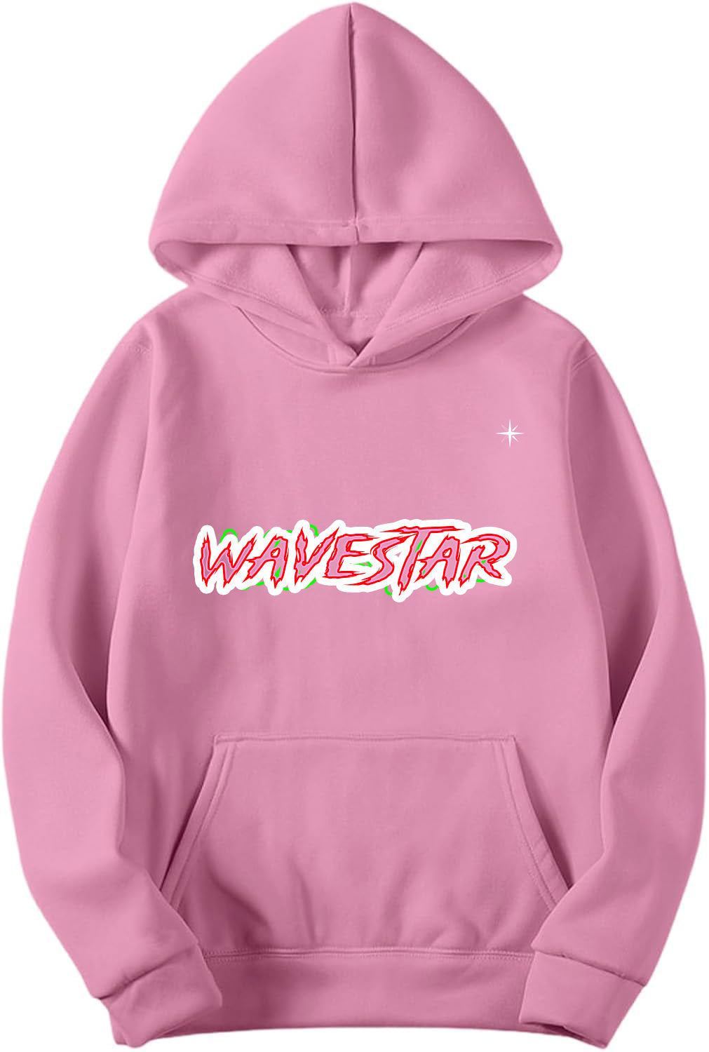 Pink Wavestar Hoodie